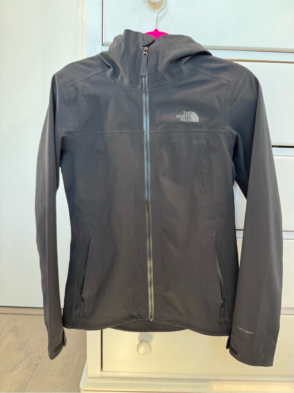 The North Face Women’s Black Hooded Rain Shell Jacket